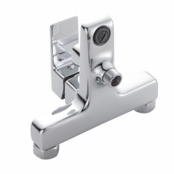 Змішувач латунний для ванни Lidz Orion 006 (з душовим гарнітуром) (k35) LDORI006CRM48093 Chrome