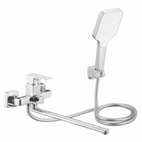 Змішувач латунний для ванни Lidz Orion 005 з поворотним виливом (з душовим гарнітуром) (k35) LDORI005CRM48094 Chrome Змішувач латунний для ванни Lidz Orion 005 з поворотним виливом (з душовим гарнітуром) (k35) LDORI005CRM48094 Chrome