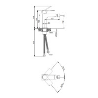 Змішувач латунний для біде Lidz Orion 001AF (k25) LDORI001AFCRM48095 Chrome Змішувач латунний для біде Lidz Orion 001AF (k25) LDORI001AFCRM48095 Chrome