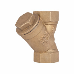 Фільтр косий Icma №50 грубої очистки 1 1/4"ВВ латунний 83050AG05