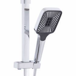 Душова система універсальна Qtap Sloup термостатична на три споживача (з виливом) QTSLO51103OC48217 Chrome