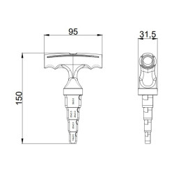 Калібратор Thermo Alliance для м/п труб d16-32 STD-405 Калібратор Thermo Alliance для м/п труб d16-32 STD-405