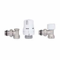 Термостатичний набір Thermo Alliance Standart кутовий 1/2" TAS352W15