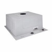 Lidz Handmade H5050H Мийка для кухні інтегрована Decor Honeycomb 2,5/0,5 мм LDH5050DEC48365