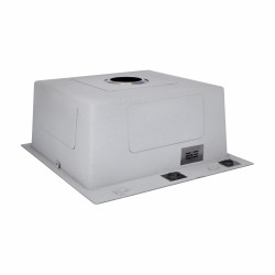 Lidz Handmade H5050HB Мийка для кухні інтегрована Decor Black PVD Honeycomb 2,5/0,5 мм LDH5050BDECPVD48369