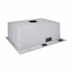 Lidz Handmade H6050HB Мийка для кухні інтегрована Decor Black PVD Honeycomb 2,5/0,5 мм LDH6050BDECPVD48371