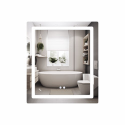 Дзеркало Lidz Kubis 700х800 з LED-підсвічуванням Touch, з антизапотіванням, з димером, рег. яскравості LD78LF9047080 Дзеркало Lidz Kubis 700х800 з LED-підсвічуванням Touch, з антизапотіванням, з димером, рег. яскравості LD78LF9047080