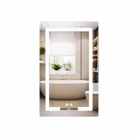 Дзеркало Lidz Kubis (KU2) 500х800 з LED-підсвічуванням Touch, з антизапотіванням, з димером, рег. яскравості LD78LF936508048448 Дзеркало Lidz Kubis (KU2) 500х800 з LED-підсвічуванням Touch, з антизапотіванням, з димером, рег. яскравості LD78LF936508048448