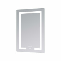 Дзеркало Lidz Kubis (KU2) 600х800 з LED-підсвічуванням Touch, з антизапотіванням, з димером, рег. яскравості LD78LF937608048449