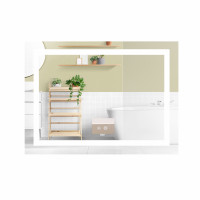 Дзеркало Lidz Kubis (KU1) 900х700 з LED-підсвічуванням Touch, з антизапотіванням, з димером, рег. яскравостіLD78LF9049070 Дзеркало Lidz Kubis (KU1) 900х700 з LED-підсвічуванням Touch, з антизапотіванням, з димером, рег. яскравостіLD78LF9049070