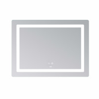 Дзеркало Lidz Kubis (KU2) 900х700 з LED-підсвічуванням Touch, з антизапотіванням, з димером, рег. яскравості LD78LF90448452