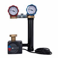 Насосна група Icma №R001 1 1/2"x1" підключення ліворуч, без насоса 93R001AFS53SC