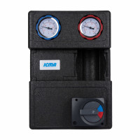 Насосна група Icma №R001 1 1/2"x1" підключення праворуч, без насоса 93R001AFD53SC