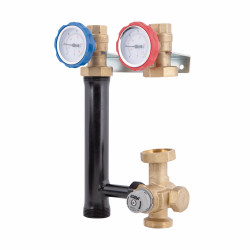 Насосна група Icma №R004 з ручним регулюванням та термостатичним змішувачем праве підключення 1 1/2"x1" 93R004AFD5505SC Насосна група Icma №R004 з ручним регулюванням та термостатичним змішувачем праве підключення 1 1/2"x1" 93R004AFD5505SC