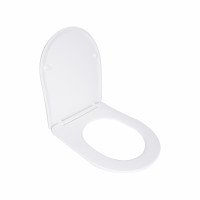 Сидіння для унітаза Qtap (Robin 490,610, Scorpio 490) з мікроліфтом Slim QTSC179W48675