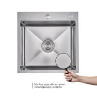 Комплект Lidz Handmade H5050H Мийка для кухні інтегрована Decor Honeycomb у комплекті з дозатором + Lidz K01G Корзина для кухонної мийки Комплект Lidz Handmade H5050H Мийка для кухні інтегрована Decor Honeycomb у комплекті з дозатором + Lidz K01G Корзина для кухонної мийки