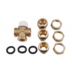 Вентиль 3-х ходовий зонний,термостат.без ручн. регул.1"зз.(30*1,5) №301 Icma