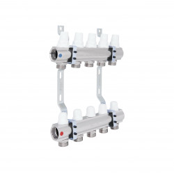 Колектор Icma 1" 5 виходів, без витратоміра №K005 Колектор Icma 1" 5 виходів, без витратоміра №K005