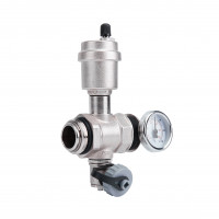 Зливна група Icma 1" з відводом повітря і термометром №205 Зливна група Icma 1" з відводом повітря і термометром №205