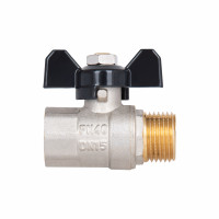 Кран кульовий SD Plus 1\2" ВЗ для води (метелик) SD607W15