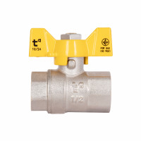 Кран кульовий SD Plus 1\2" ВР для газу (метелик) SD602G15