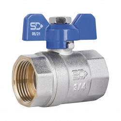 Кран кульовий SD Plus 3\4" ВР для води (метелик) SD602W20 Кран кульовий SD Plus 3\4" ВР для води (метелик) SD602W20