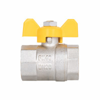 Кран кульовий SD Plus 3\4" ВР для газу (метелик) SD602G20