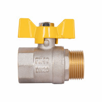 Кран кульовий SD Plus 3\4" ВЗ для газу (метелик) SD607G20