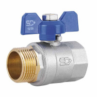 Кран кульовий SD Plus 1" ВЗ для води (метелик) SD607W25 Кран кульовий SD Plus 1" ВЗ для води (метелик) SD607W25