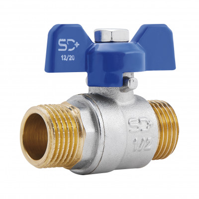 Кран кульовий SD Plus 1\2" ЗР для води (метелик) SD606W15 Кран кульовий SD Plus 1\2" ЗР для води (метелик) SD606W15