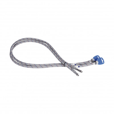 Шланг для води нержавіюче оплетення 1,2м М10 (пара) SD