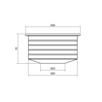 Перехід каналізаційний TA Sewage 50х25 Перехід каналізаційний TA Sewage 50х25