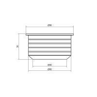 Перехід каналізаційний Sewage 50х40