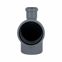 Коліно каналізаційне з відводом TA Sewage 50х110х110, 90° (вгору) Коліно каналізаційне з відводом TA Sewage 50х110х110, 90° (вгору)