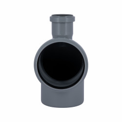 Коліно каналізаційне з відводом TA Sewage 50х110х110, 90° (вгору)