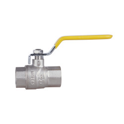 Кран кульовий 1/2" внутрішня * 1/2" внутрішня (для газу) важіль Forte