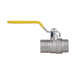 Кран кульовий 1/2" внутрішня * 1/2" внутрішня (для газу) важіль Forte