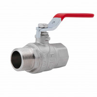 Кран кульовий 1" внутрішня * 1" зовнішня (для води) важіль Forte