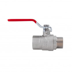 Кран кульовий 1" внутрішня * 1" зовнішня (для води) важіль Forte