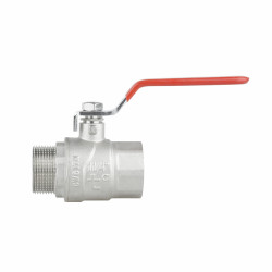 Кран кульовий 1 1/4" внутрішня * 1 1/4" зовнішня (для води) важіль Forte