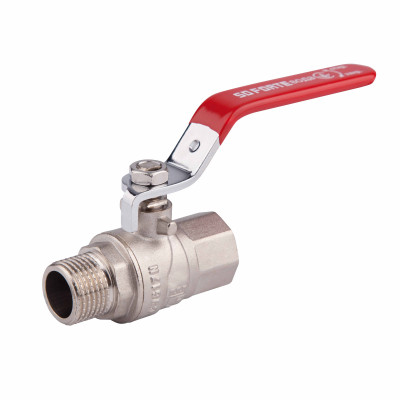 Кран кульовий 1 1/2" внутрішня * 1 1/2" зовнішня (для води) важіль Forte