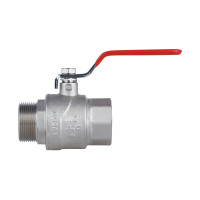 Кран кульовий 1 1/2" внутрішня * 1 1/2" зовнішня (для води) важіль Forte