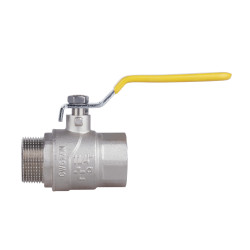 Кран кульовий 1 1/4" внутрішня * 1 1/4" зовнішня (для газу) важіль