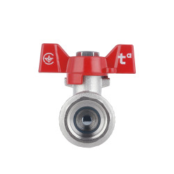 Кран кульовий 1/2" внутрішня * 1/2 внутрішня (для води) метелик