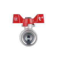 Кран кульовий 3/4" внутрішня * 3/4" внутрішня (для води) метелик Forte Кран кульовий 3/4" внутрішня * 3/4" внутрішня (для води) метелик Forte