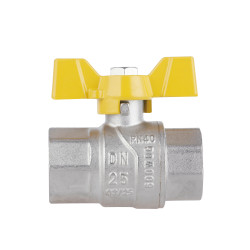 Кран кульовий 1" внутрішня * 1" внутрішня (для газу) метелик