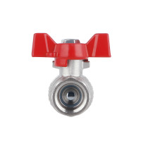 Кран кульовий 1/2" внутрішня * 1/2" зовнішня (для води) метелик Forte