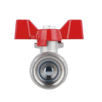 Кран кульовий 3/4" внутрішня * 3/4" зовнішня (для води) метелик Forte