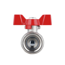 Кран кульовий 1" внутріішня * 1" зовнішня (для води) метелик