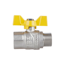 Кран кульовий SD Forte 3\4" ВЗ для газа (метелик) SF607G20